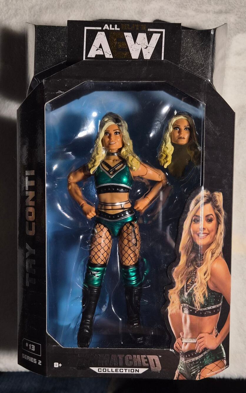 Jazwares AEW Unmatched Series 2 Tay Conti #013 Wrestling Action Figure - New